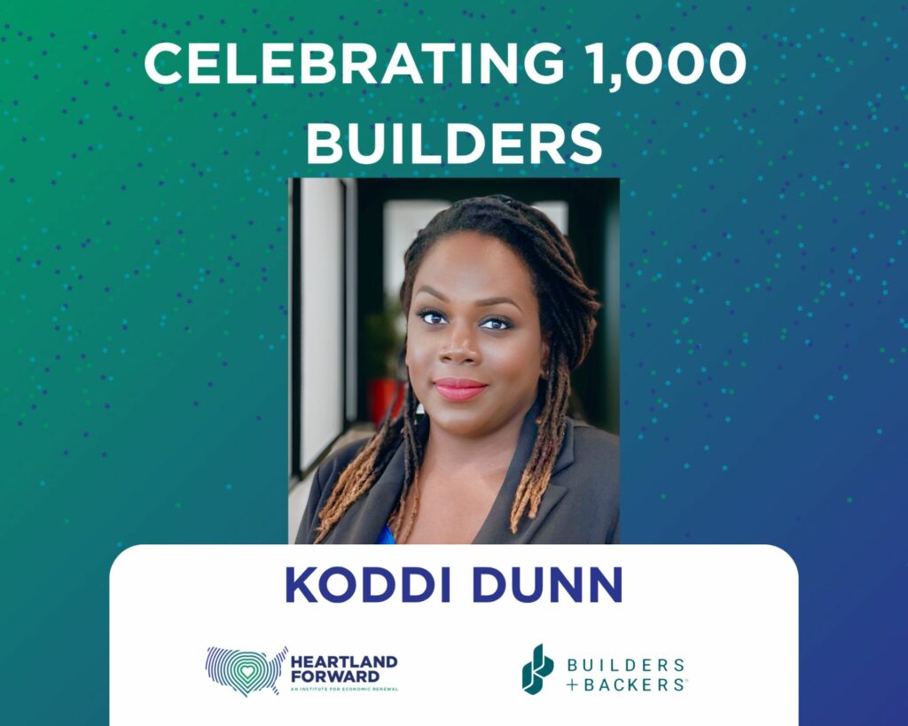 Koddi Dunn of Love Mobile Honored by Heartland Forward and Builders + Backers for Entrepreneurial Excellence