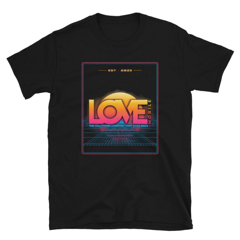 Love Mobile Retro Short-Sleeve Unisex T-Shirt