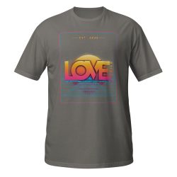 LOVE Short-Sleeve Unisex T-Shirt — Soft 100% Cotton Staple, Built to Give Back