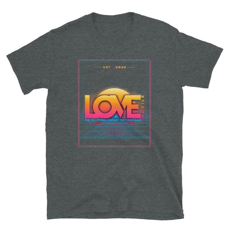 Love Mobile Retro Short-Sleeve Unisex T-Shirt