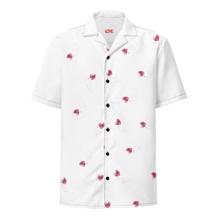 LOVE Signature Unisex Camp Collar Shirt — Lightweight Summer Button-Up, UPF 50+, Built to Give Back