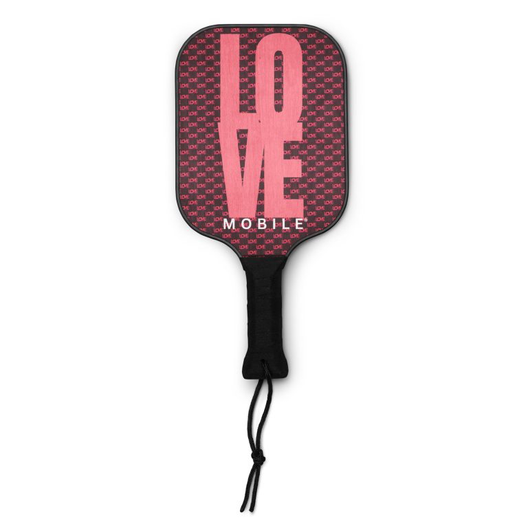 LOVE Pickleball Paddle Set — 2 Wood Paddles, Balls, and Carry Bag, Built to Give Back