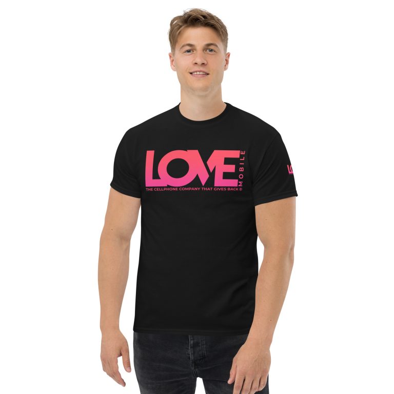 LOVE PINK (BIG) Unisex Classic Tee — Structured Cotton Fit, Sizes S–5XL, Built to Give Back