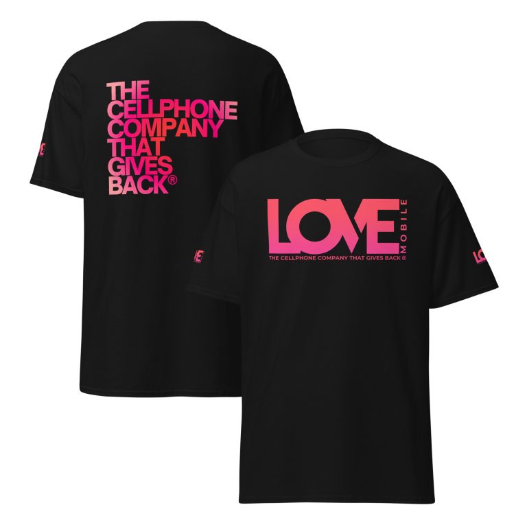 LOVE PINK (BIG) Unisex Classic Tee — Structured Cotton Fit, Sizes S–5XL, Built to Give Back