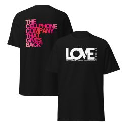 LOVE (Simple) Unisex Classic Tee — Structured Cotton Fit, Sizes S–5XL, Built to Give Back