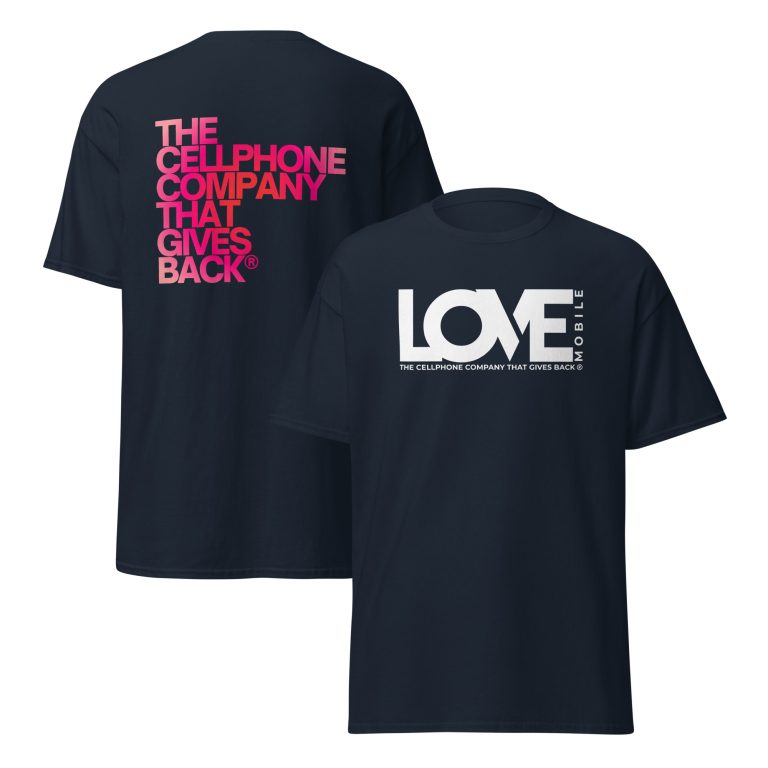 LOVE (Simple) Unisex Classic Tee — Structured Cotton Fit, Sizes S–5XL, Built to Give Back