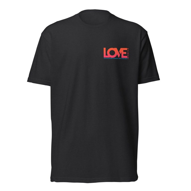 LOVE Signature Unisex Fitted T-Shirt — Soft CVC Blend, Modern Fit, Built to Give Back