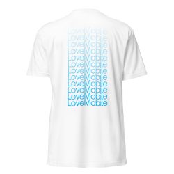 LOVE Signature Unisex Fitted T-Shirt — Soft CVC Blend, Modern Fit, Built to Give Back