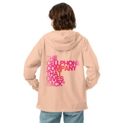LOVE Signature Zip-Up Windbreaker — Lightweight, Water-Resistant, All-Over Print, Built to Give Back