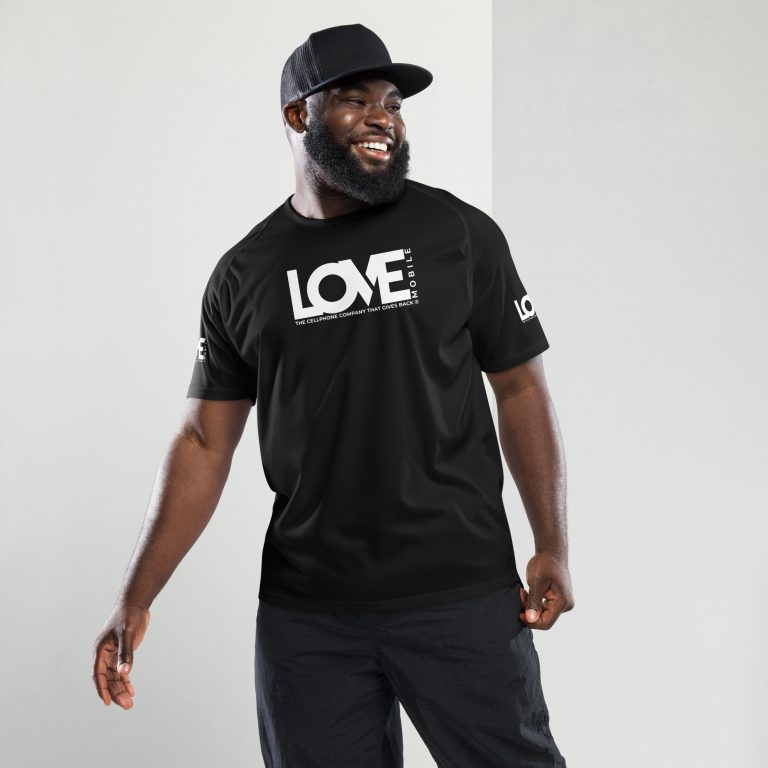 LOVE Unisex Sports Jersey — Breathable Mesh, Relaxed Athletic Fit, Built to Give Back