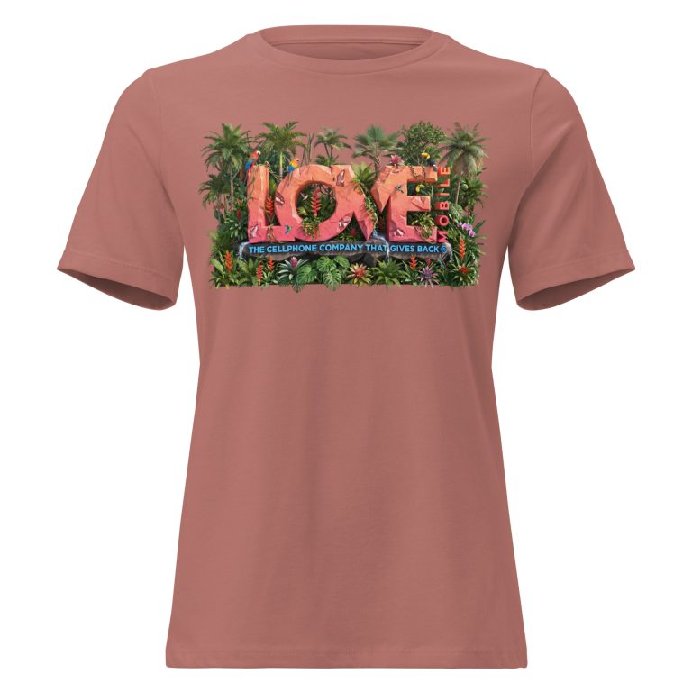 LOVE Environment Women’s Relaxed Tee — Pillar Series, Soft Combed Cotton, Built to Give Back