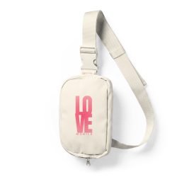 LOVE Sling Bag — Lightweight Nylon Crossbody, Adjustable Strap, Built to Give Back
