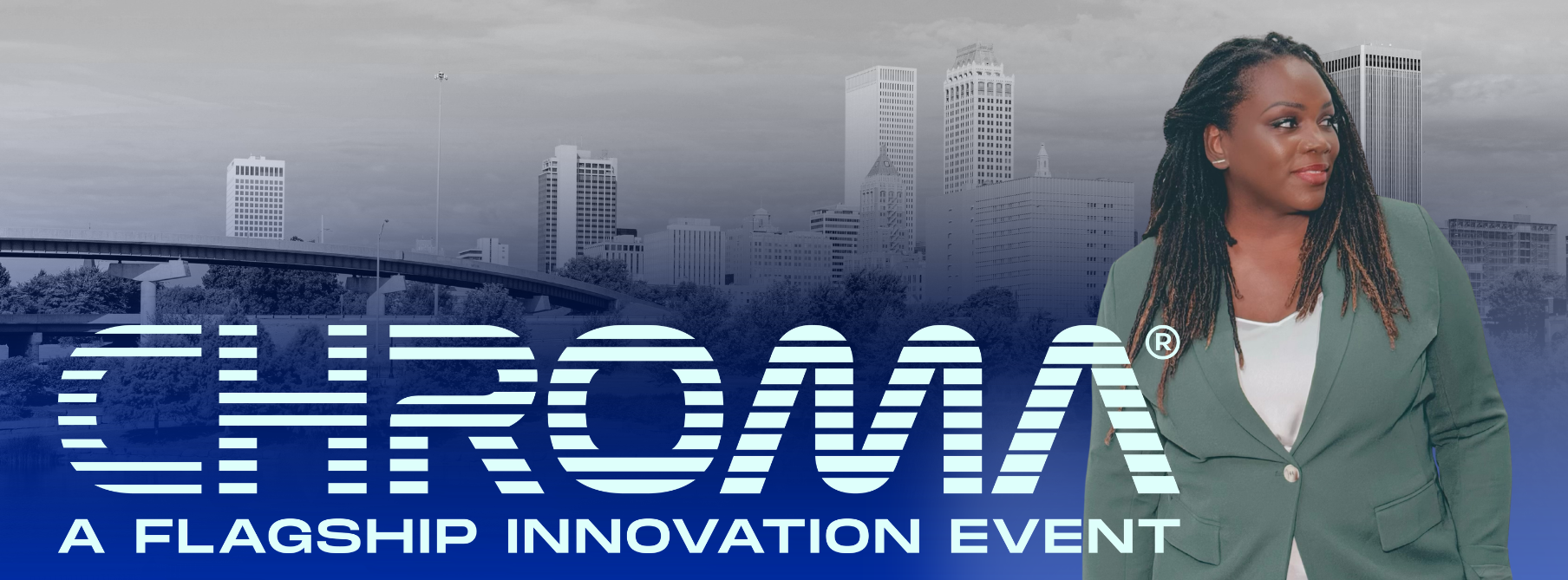 Koddi Dunn, Co-Founder and CEO of Love Mobile®, speaking on the Startup x Disruption panel at CHROMA 2026 at Gradient in Tulsa